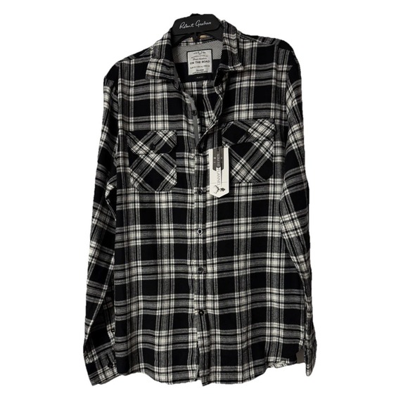 On The Road Other - NWT On The Road Great Outdoors Mens Slim Fit Button Flannel Shirt Size XL